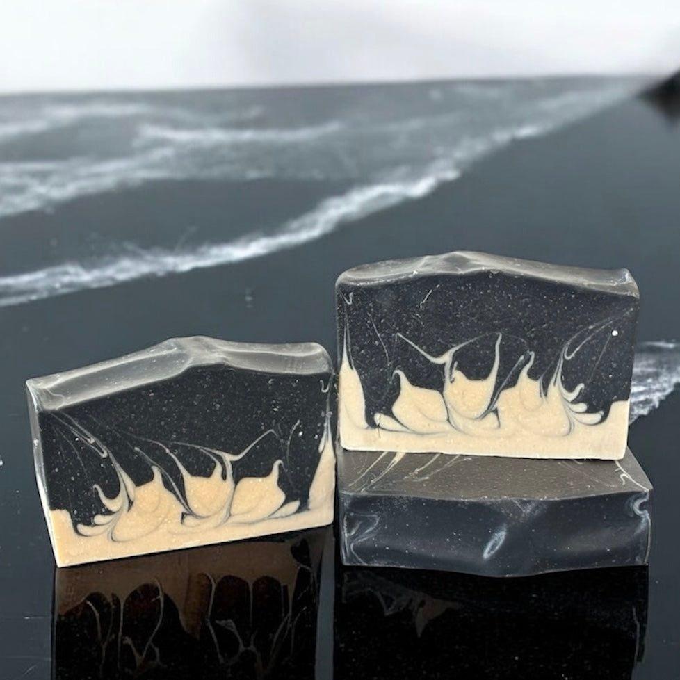 Black Ice goat milk soap