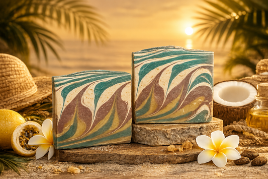 Sunset Paradise goat’s milk soap