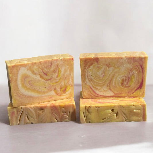 Peach Cocktail goat milk soap