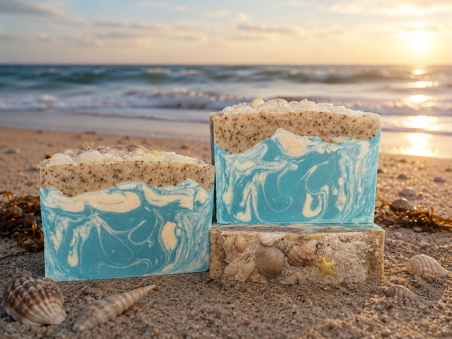 A Day at the Beach goat milk soap