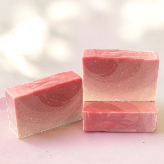 Pink Guava goat milk soap