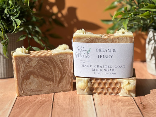 Cream & Honey goat milk soap