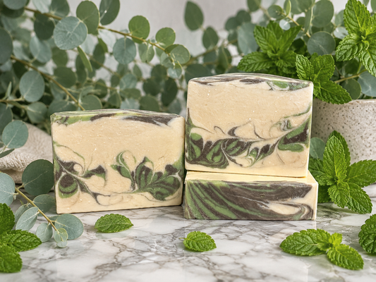Eucalyptus and Mint goat milk soap