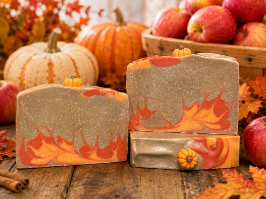 Pumpkin Apple goat milk soap