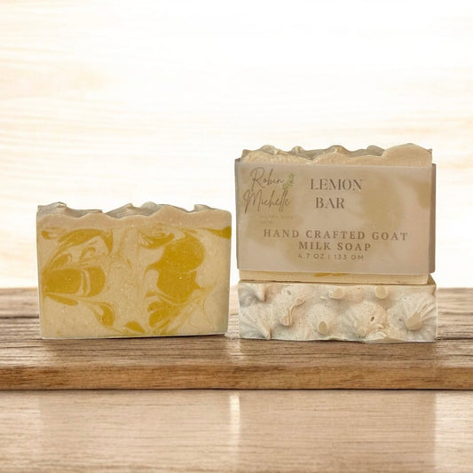 Lemon Bar goat milk soap