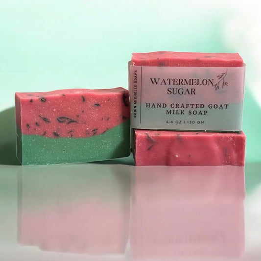 Watermelon Sugar goat milk soap