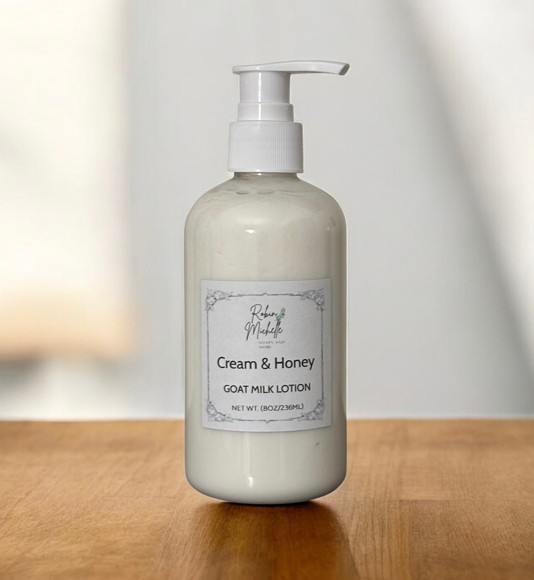 8oz Goat Milk Lotion-pump bottle – Robin Michelle Soaps and More
